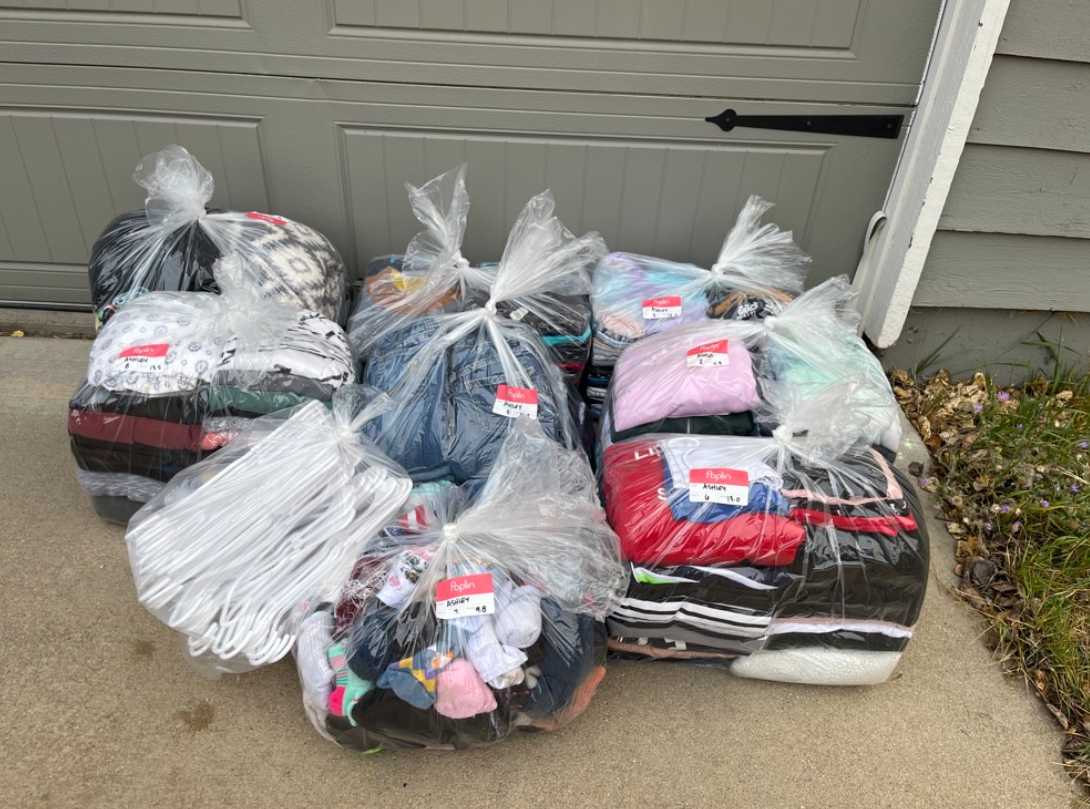 How much does laundry weigh? Poplin